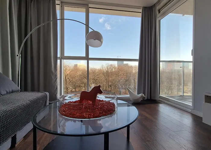 Towarowa Orange Apartment, Free Parking, Air-conditioning, Self Check-in 24h Διαμέρισμα