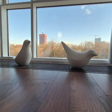 Lägenhet Towarowa Orange Apartment, Free Parking, Air-conditioning, Self Check-in 24h *