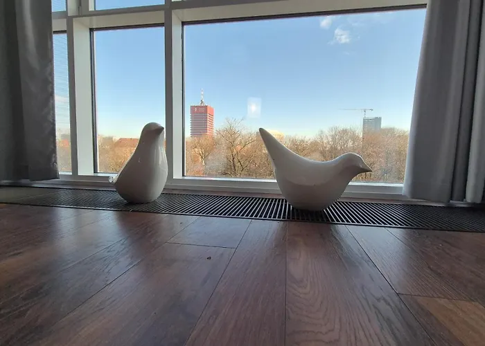 Apartment Towarowa Orange Apartment, Free Parking, Air-conditioning, Self Check-in 24h *